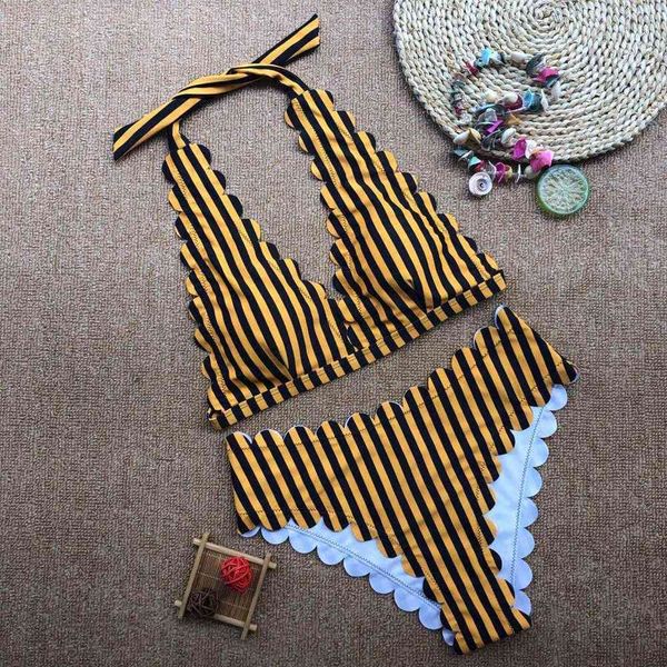 wave halter bla yellow striped women swimwear female swimsuit deep v bikini set bather bathing suit swim ladyby ai
wave halter bla yellow striped women swimwear female swimsuit deep v bikini set bather bathing suit swim ladyby ai