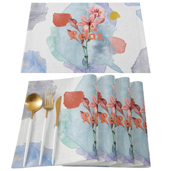 mats & pads flower watercolor cloth pattern table for dining kitchen accessories modern home decor car
mats & pads flower watercolor cloth pattern table for dining kitchen accessories modern home decor car