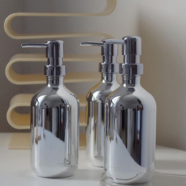 liquid soap dispenser 500ml pet silver plating bottle bathroom dispensers lotion shampoo shower gel holder empty pump
liquid soap dispenser 500ml pet silver plating bottle bathroom dispensers lotion shampoo shower gel holder empty pump