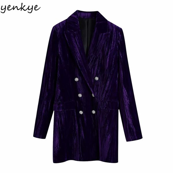 fashion women vintage velvet blazer-style dress notched collar long sleeve double breasted office mini winter dresses plus size 210514, Black;gray
fashion women vintage velvet blazer-style dress notched collar long sleeve double breasted office mini winter dresses plus size 210514, Black;gray