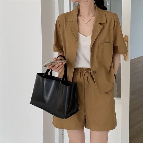 women's tracksuits summer formal suit set women casual two pieces short sleeve blazer + high waist wide leg matching twinset, Gray
women's tracksuits summer formal suit set women casual two pieces short sleeve blazer + high waist wide leg matching twinset, Gray