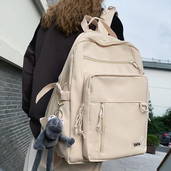 double deck waterproof nylon women backpack female multi pocket laptravel bag college schoolbag
double deck waterproof nylon women backpack female multi pocket laptravel bag college schoolbag