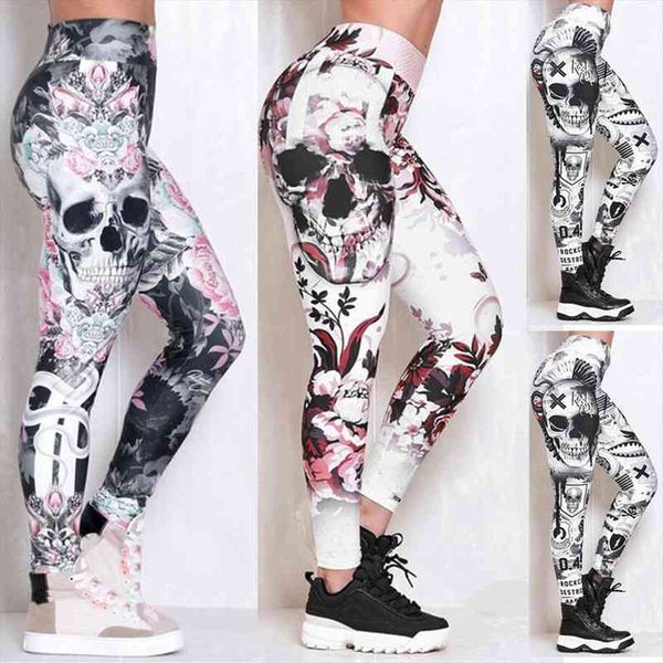 z30 skull printed fitness slim womens legging workout trousers fashion high waist clothing mujer, Black
z30 skull printed fitness slim womens legging workout trousers fashion high waist clothing mujer, Black