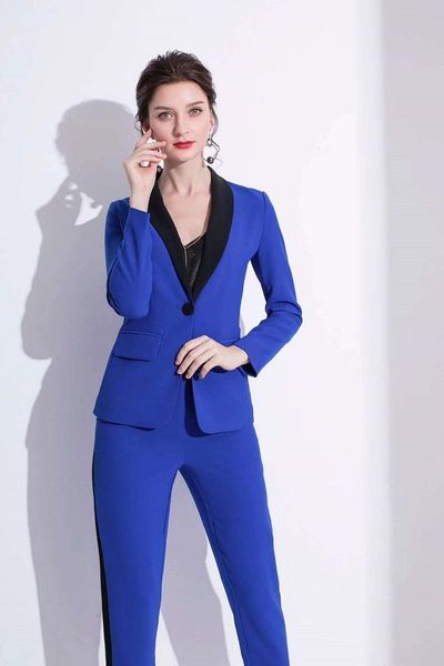designer clothing 2021 spring suit women single button blazer jacket+ankle length pants sets female women's suits & blazers, White;black
designer clothing 2021 spring suit women single button blazer jacket+ankle length pants sets female women's suits & blazers, White;black