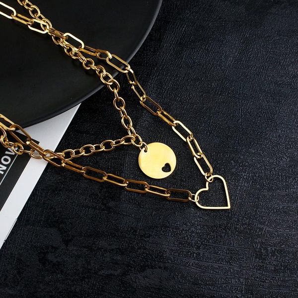 pendant necklaces 2021 stainless steel double-layer hollow love round necklace jewelry european and american gifts for men women, Silver
pendant necklaces 2021 stainless steel double-layer hollow love round necklace jewelry european and american gifts for men women, Silver
