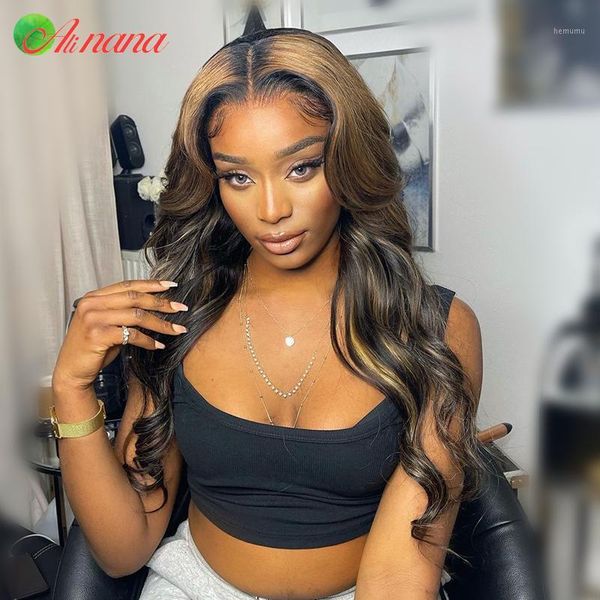 peruvian 13x4 lace front wigs dark highlights body wave human hair wig pre-plucked wet wavy closure perruque cheveux humain1, Black;brown
peruvian 13x4 lace front wigs dark highlights body wave human hair wig pre-plucked wet wavy closure perruque cheveux humain1, Black;brown