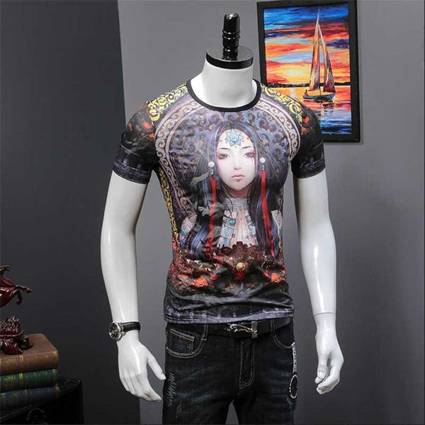 men's t-shirts clohes nice impression hip hop shir sreewear hin fi jtig, White;black
men's t-shirts clohes nice impression hip hop shir sreewear hin fi jtig, White;black