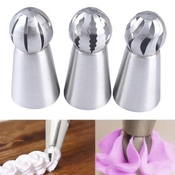 baking & pastry tools 4pc cupcake stainless steel sphere ball shape icing piping nozzles cream tips flower torch tube decoration
baking & pastry tools 4pc cupcake stainless steel sphere ball shape icing piping nozzles cream tips flower torch tube decoration