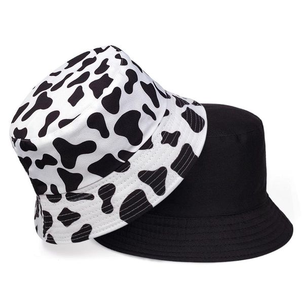 cloches fashion summer cotton bucket hat dairy cow striped print fisherman hats hip hop outdoor travel panama cap sun caps for men women, Blue;gray
cloches fashion summer cotton bucket hat dairy cow striped print fisherman hats hip hop outdoor travel panama cap sun caps for men women, Blue;gray