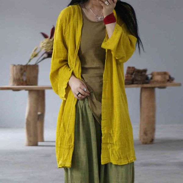 johnature casual v-neck cotton linen shirts autumn loose leisure fashion 5 colors women cardigan shirts 210521, White
johnature casual v-neck cotton linen shirts autumn loose leisure fashion 5 colors women cardigan shirts 210521, White