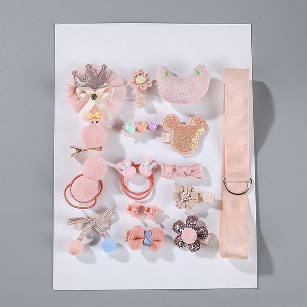 EFH baby accessories south korea princess 18 headdress headdress piece hairpin accessories and hairring gift box set, Slivery;white
EFH baby accessories south korea princess 18 headdress headdress piece hairpin accessories and hairring gift box set, Slivery;white