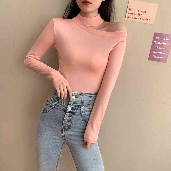 women's sweaters winter halterneck autumn strapless sweater thin bottom womanly shirt knitted long sleeve kk1095 vgxe, White;black
women's sweaters winter halterneck autumn strapless sweater thin bottom womanly shirt knitted long sleeve kk1095 vgxe, White;black