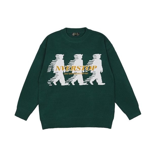 men's sweaters hip hop letter and person print vibe retro mens oversize harajuku pullover loose casual sweater, White;black
men's sweaters hip hop letter and person print vibe retro mens oversize harajuku pullover loose casual sweater, White;black