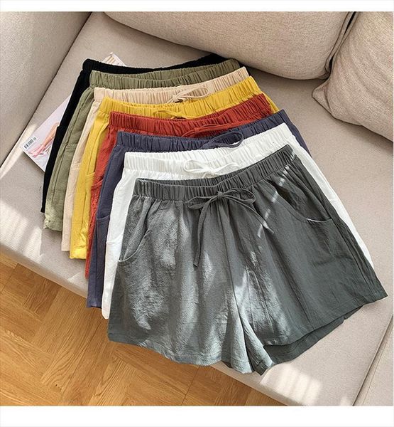 linen streetwear high waist drawstring womens short casual loose wide leg oversize spring summer simple style, White;black
linen streetwear high waist drawstring womens short casual loose wide leg oversize spring summer simple style, White;black