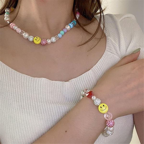 chokers 2021 korea colorful pearl clear crystal acrylic beaded necklace choker for women girls summer party jewelry accessories, Golden;silver
chokers 2021 korea colorful pearl clear crystal acrylic beaded necklace choker for women girls summer party jewelry accessories, Golden;silver