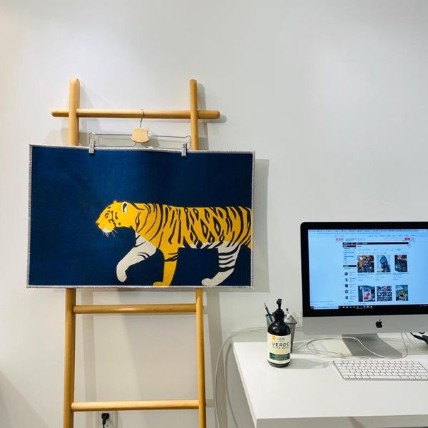 carpets 50cm*80cm can be used as decorative tapestry, ins art illustration, tiger floor mat, door crystal velvet material
carpets 50cm*80cm can be used as decorative tapestry, ins art illustration, tiger floor mat, door crystal velvet material