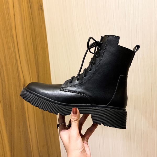 martin women's summer thin 2021 fashion versatile flat thick bottomed british boots, Black
martin women's summer thin 2021 fashion versatile flat thick bottomed british boots, Black