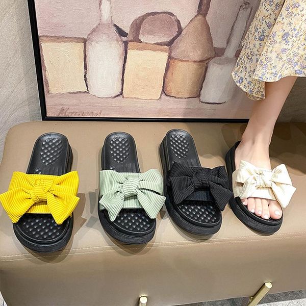 female shoes ladies' slippers platform med butterfly-knot luxury slides 2021 designer summer soft flat cotton fabric rubber buslippers, Black
female shoes ladies' slippers platform med butterfly-knot luxury slides 2021 designer summer soft flat cotton fabric rubber buslippers, Black