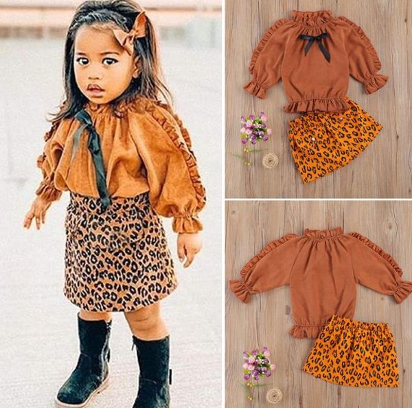 clothing sets baby autumn spring clothes outfits set ruffle high-neck long sleeves elastic leopard print skirt girls, White
clothing sets baby autumn spring clothes outfits set ruffle high-neck long sleeves elastic leopard print skirt girls, White