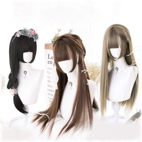other event & party supplies 3 colors harajuku japanese kawaii wigs sweet long straight lolita princess cut wig cosplay hairpiece synt
other event & party supplies 3 colors harajuku japanese kawaii wigs sweet long straight lolita princess cut wig cosplay hairpiece synt