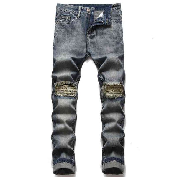 high street knee hole jeans men's fashion side zipper slim fit pants beggar leggings, Blue
high street knee hole jeans men's fashion side zipper slim fit pants beggar leggings, Blue