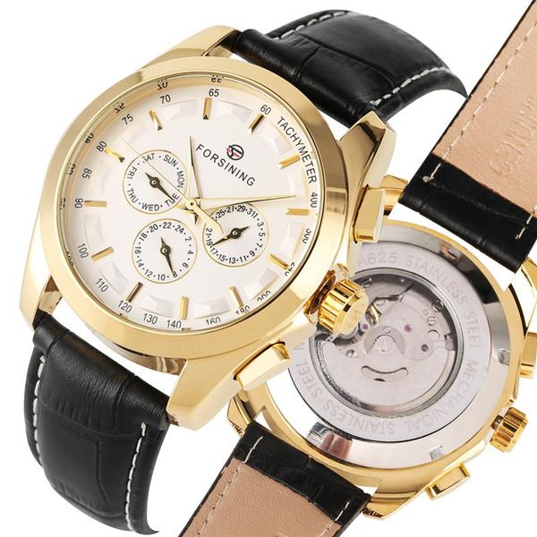 Classic Automatic Mechanical Watches Self Wind For Men Premium Leather Strap Luxury Steel Skeleton Wristwatches, Slivery;brown
Classic Automatic Mechanical Watches Self Wind For Men Premium Leather Strap Luxury Steel Skeleton Wristwatches, Slivery;brown