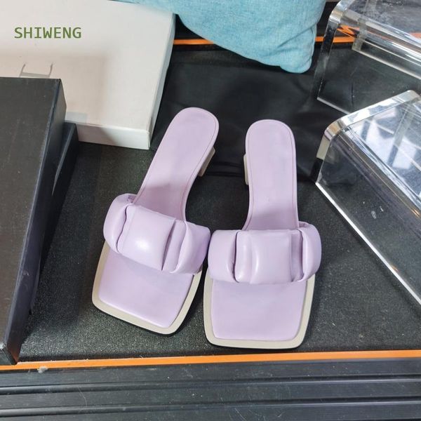 summer square toe women slippers fashion heeled ladies mules elegant female high heels brand outdoor slides, Black
summer square toe women slippers fashion heeled ladies mules elegant female high heels brand outdoor slides, Black