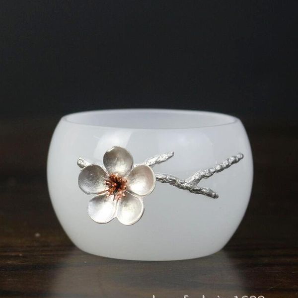 teacup white porcelain ceramic single cup jade coffee creative personality tea set with tin flower cups & saucers
teacup white porcelain ceramic single cup jade coffee creative personality tea set with tin flower cups & saucers