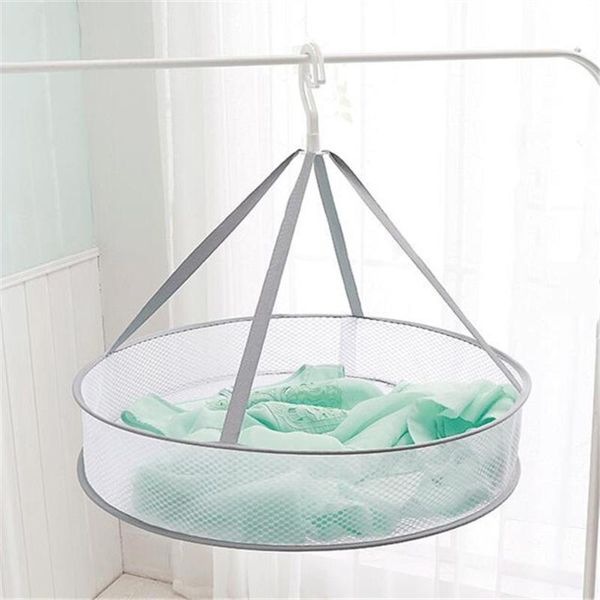 windproof clothes dryer drying rack for sweaters hanging laundry basket mesh folding nets single storage & organization
windproof clothes dryer drying rack for sweaters hanging laundry basket mesh folding nets single storage & organization