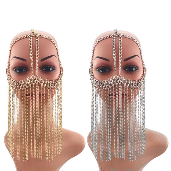 party masks fashion tassel head chain long aluminum face mask chains halloween stage performance bar nightclub headwear
party masks fashion tassel head chain long aluminum face mask chains halloween stage performance bar nightclub headwear
