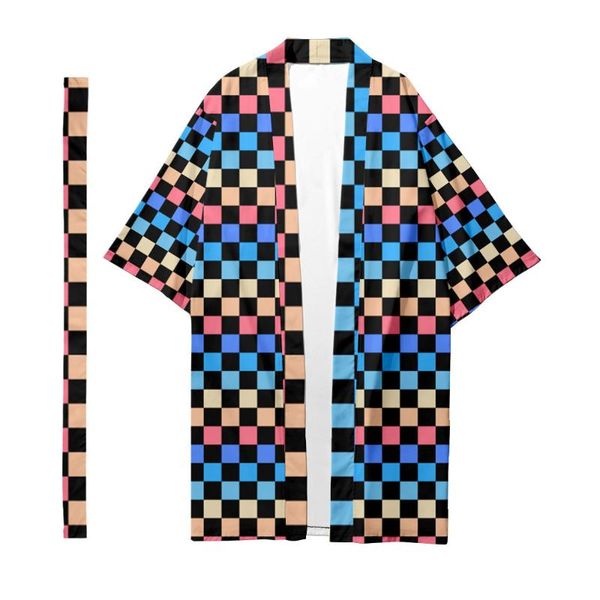 ethnic clothing color plaid printed long kimono cardigan with belt japanese traditional couple women men casual asian clothes harajuku, Red
ethnic clothing color plaid printed long kimono cardigan with belt japanese traditional couple women men casual asian clothes harajuku, Red