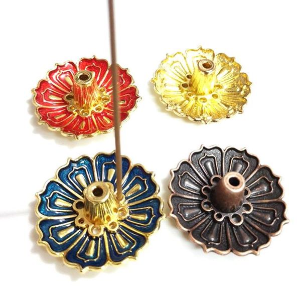 fragrance lamps 9-hole lotus incense holder flower copper censer plate for sticks cone decor
fragrance lamps 9-hole lotus incense holder flower copper censer plate for sticks cone decor