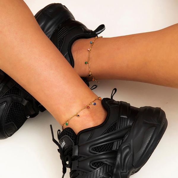 anklets shixin bohemia colorful beads pendant chain anklet bracelets for women summer beach gold color chains ankle bracelet leg jewelry, Red;blue
anklets shixin bohemia colorful beads pendant chain anklet bracelets for women summer beach gold color chains ankle bracelet leg jewelry, Red;blue