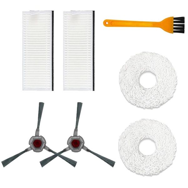 vacuum cleaners 7pcs replacement parts for ecovacs deebot n9 n9+ cleaning robot side brush,hepa filter,mop cloth spare accessories
vacuum cleaners 7pcs replacement parts for ecovacs deebot n9 n9+ cleaning robot side brush,hepa filter,mop cloth spare accessories