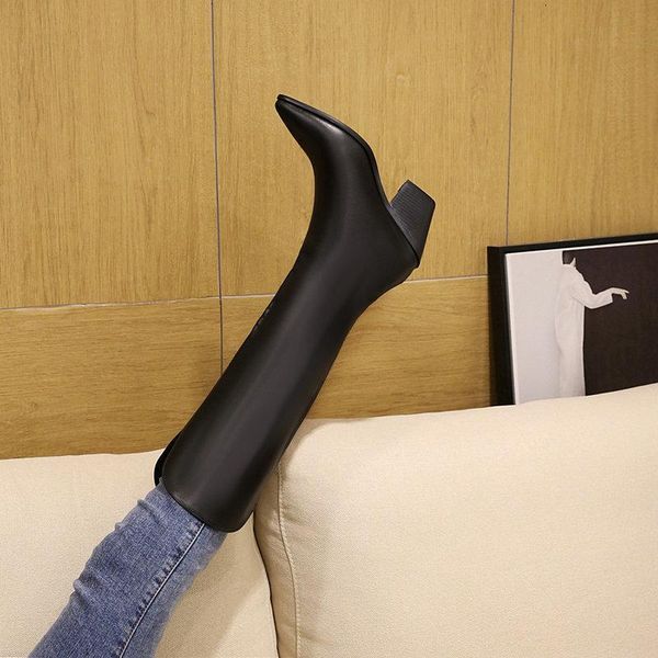 boots deat spring autumn fashion casual solid color pointed thick high heel leather single shoes women long sf234 dr1p, Black
boots deat spring autumn fashion casual solid color pointed thick high heel leather single shoes women long sf234 dr1p, Black