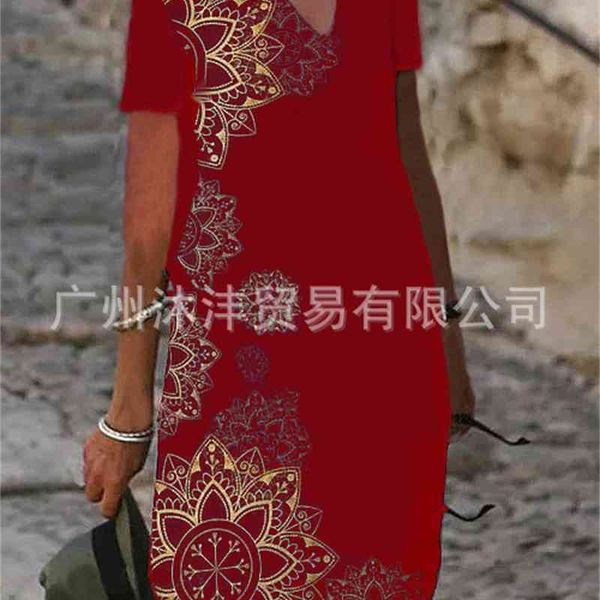 factoryhxe0 casual new sleeve dress print short flower long v-neck top, White;black
factoryhxe0 casual new sleeve dress print short flower long v-neck top, White;black