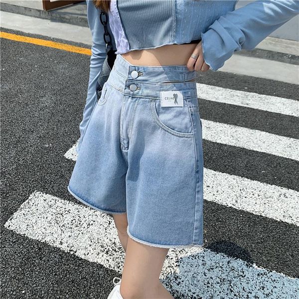 women's shorts 2021 summer gradient rolled denim women fashion plus size 5xl pocket high waist jeans female short pants, White;black
women's shorts 2021 summer gradient rolled denim women fashion plus size 5xl pocket high waist jeans female short pants, White;black