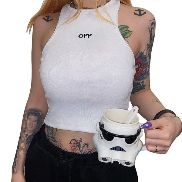 women's tanks & camis women sleeveless racerback tank crop off letters embroidery ribbed knit slim vest summer sports bustier streetwea, White
women's tanks & camis women sleeveless racerback tank crop off letters embroidery ribbed knit slim vest summer sports bustier streetwea, White
