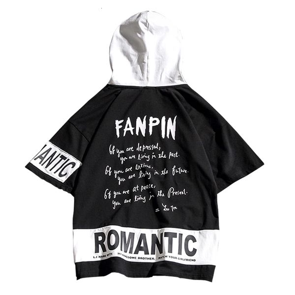 men's t-shirts streetwear harajuku t hooded man tee hip hop ribbon shirt homme abz685 txpk, White;black
men's t-shirts streetwear harajuku t hooded man tee hip hop ribbon shirt homme abz685 txpk, White;black