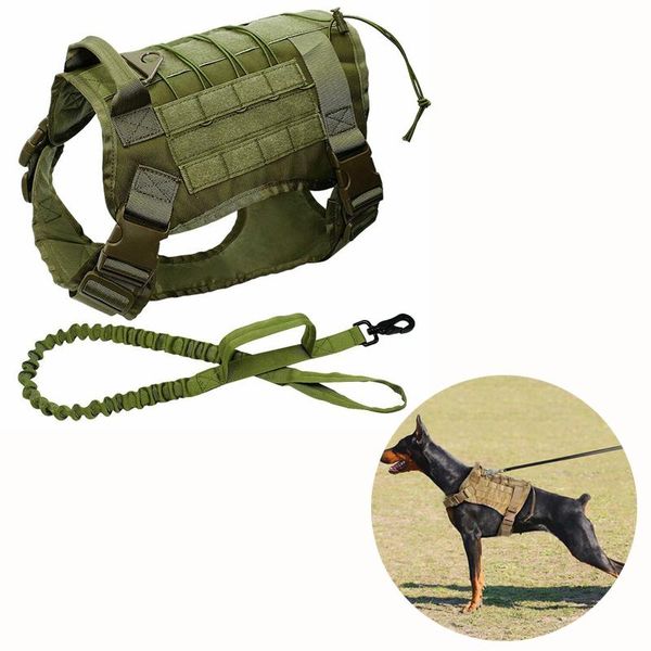 tactical dog vest breathable military clothes k9 harness adjustable size training hunting molle collars & leashes
tactical dog vest breathable military clothes k9 harness adjustable size training hunting molle collars & leashes
