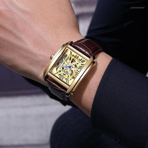 luxury men's watches mechanical watch brand fashion automatic clock luminous life waterproof leather relogio wristwatches, Slivery;brown
luxury men's watches mechanical watch brand fashion automatic clock luminous life waterproof leather relogio wristwatches, Slivery;brown