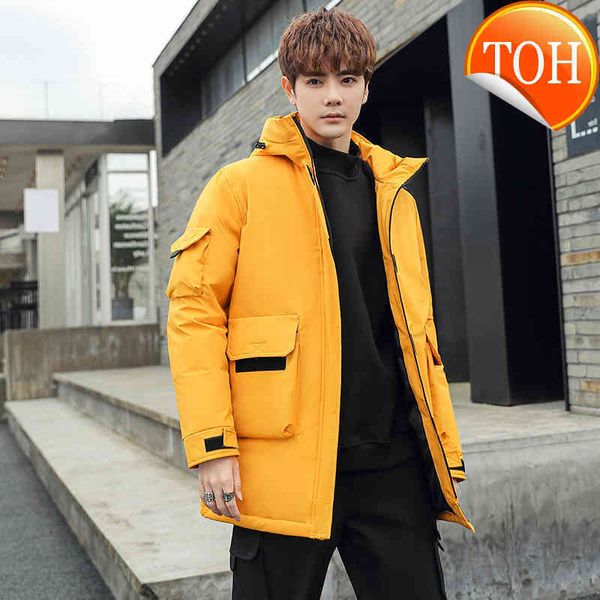 2021 winter new men's outfit tooling leisure down jacket brand fashion hooded warm casual coat full sleeve, Black
2021 winter new men's outfit tooling leisure down jacket brand fashion hooded warm casual coat full sleeve, Black