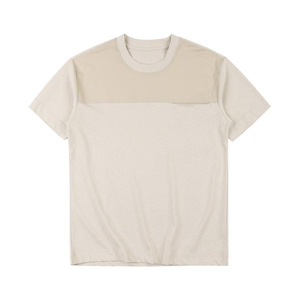 men's t-shirts 70112 heavy weight cotton t-shirt men short sleeve patchwork youth simple drop shoulder loose o-neck solid color summer, White;black
men's t-shirts 70112 heavy weight cotton t-shirt men short sleeve patchwork youth simple drop shoulder loose o-neck solid color summer, White;black