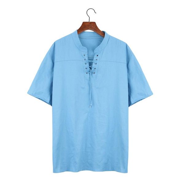 men's casual shirts 2021 summer clothing fashion printed men v-collar bandage design short sleeve #t2g, White;black
men's casual shirts 2021 summer clothing fashion printed men v-collar bandage design short sleeve #t2g, White;black