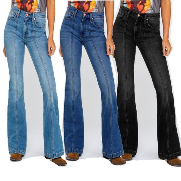 women's jeans selling amazon independent stand in europe and the lady show thin bootleg splicing pants cowboy, Blue
women's jeans selling amazon independent stand in europe and the lady show thin bootleg splicing pants cowboy, Blue