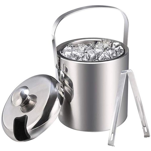 ice buckets and coolers with stainless steel tongs,double wall bucket lid,silver wine chiller for bar paties,ice fo
ice buckets and coolers with stainless steel tongs,double wall bucket lid,silver wine chiller for bar paties,ice fo