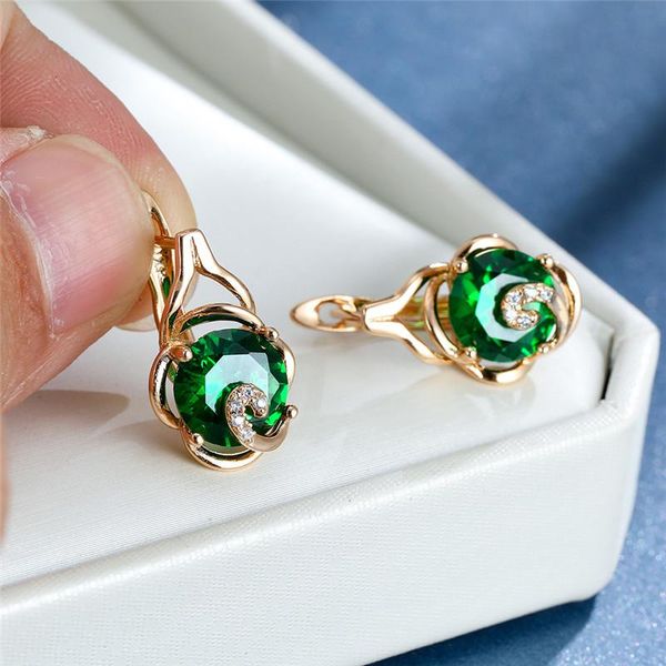 hoop & huggie green round zircon hollow earrings female luxury rainbow crystal vintage gold color flower for women gift, Golden;silver
hoop & huggie green round zircon hollow earrings female luxury rainbow crystal vintage gold color flower for women gift, Golden;silver