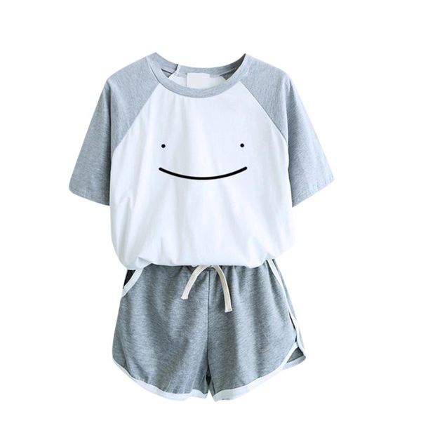 women's tracksuits short set 2021 fashion quick dry breathable cute prttern elastic waist pocket casual wear summer woman sets, Gray
women's tracksuits short set 2021 fashion quick dry breathable cute prttern elastic waist pocket casual wear summer woman sets, Gray