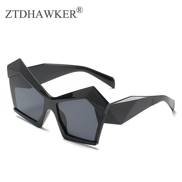 sunglasses 2021 personalized fashion women's temperament irregular funny large frame outdoor sunscreen uv400, White;black
sunglasses 2021 personalized fashion women's temperament irregular funny large frame outdoor sunscreen uv400, White;black