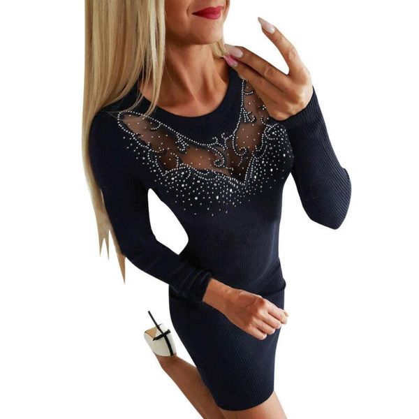 brand womens hollow floral lace knitted long sleeve jumper dress sweater ladies beads bodycon mini gown casual dresses, Black;gray
brand womens hollow floral lace knitted long sleeve jumper dress sweater ladies beads bodycon mini gown casual dresses, Black;gray